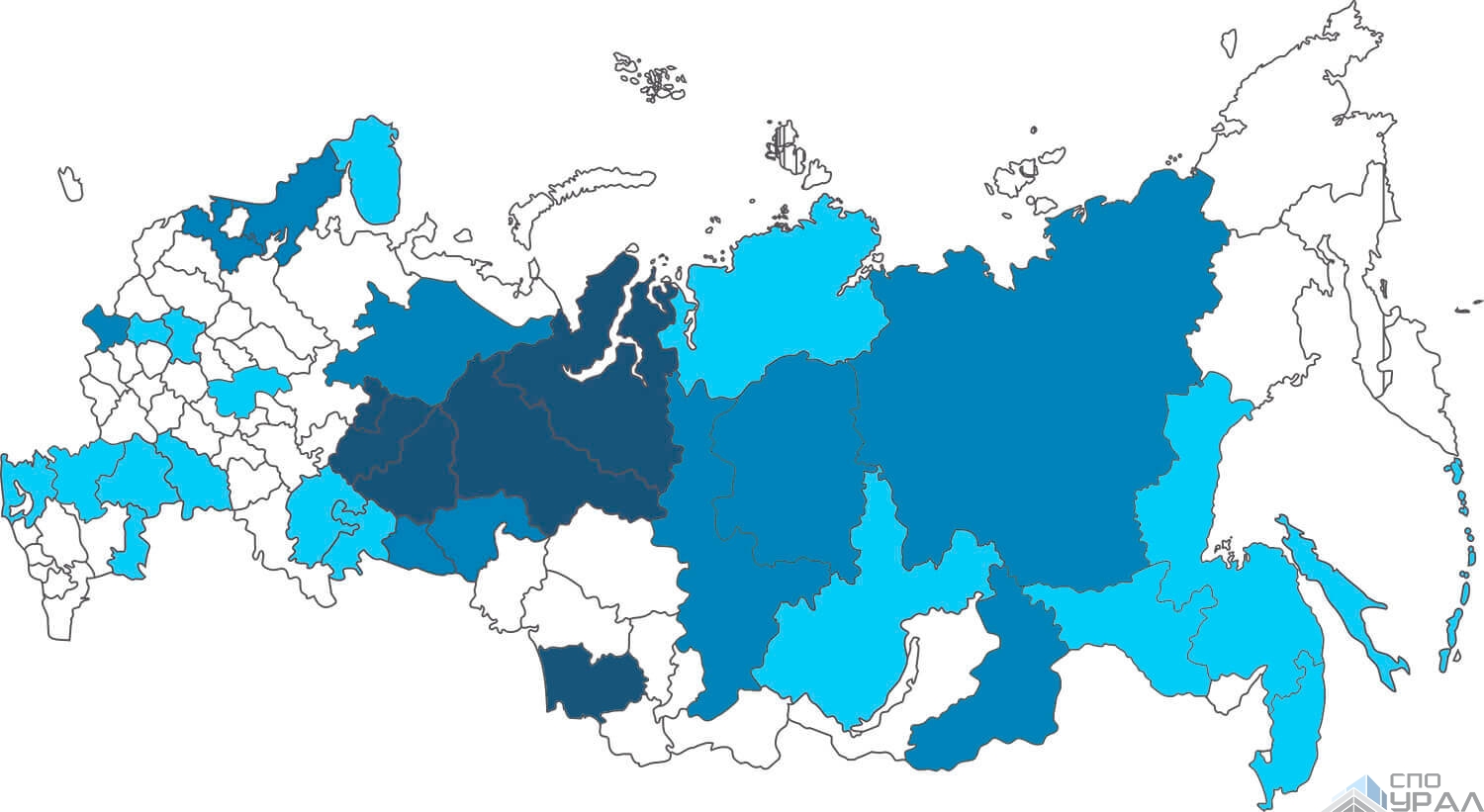 География наших работ